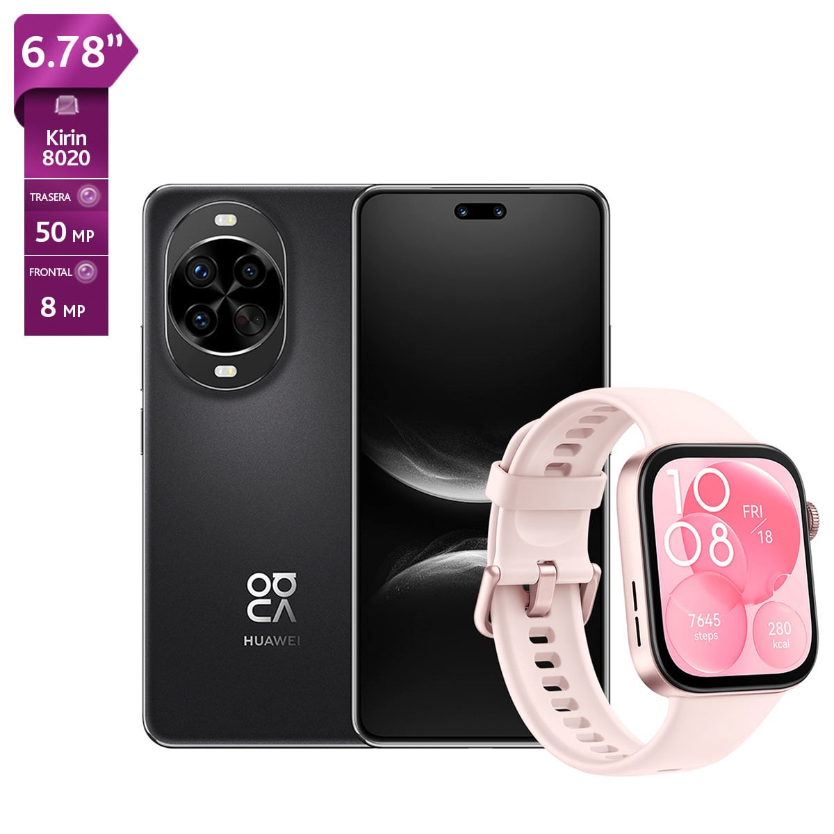SMARTPHONE HUAWEI NOVA 14 PRO 512GB 12GB RAM 50MP 6.7”+ FIT 3 - 1