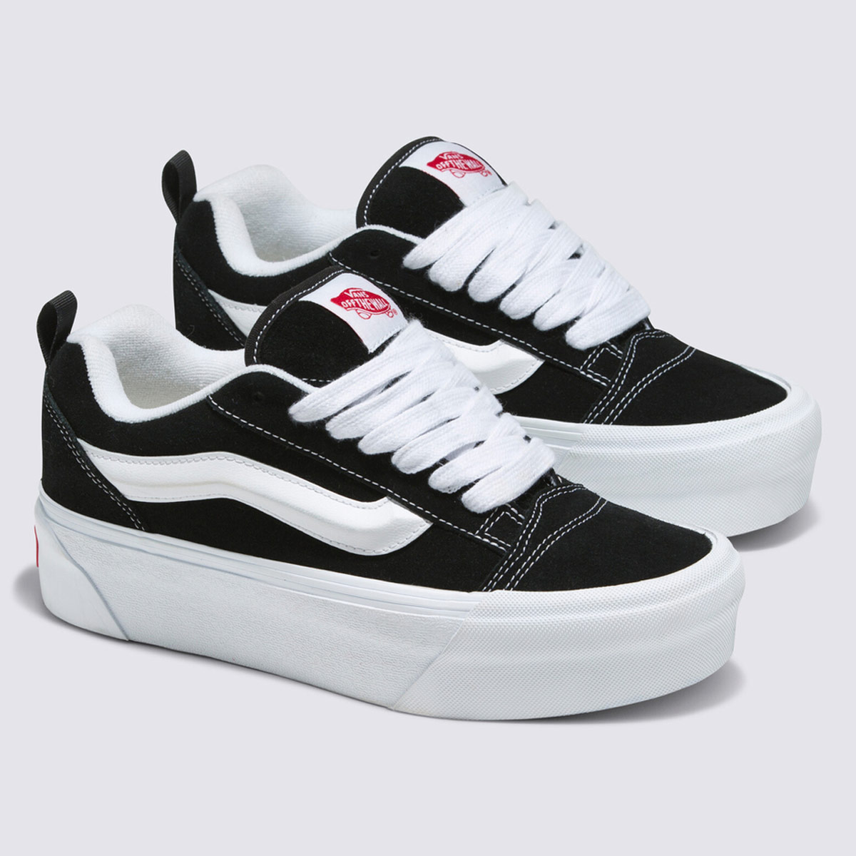 ZAPATILLAS MUJER VANS URBANAS NEGRO KNU STACK