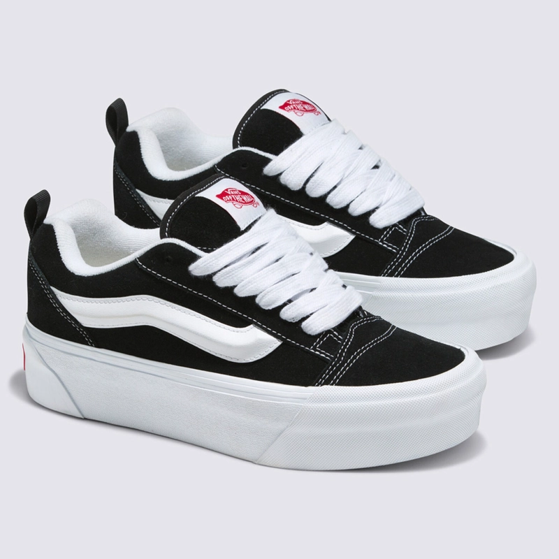 ZAPATILLAS MUJER VANS URBANAS NEGRO KNU STACK  - 1