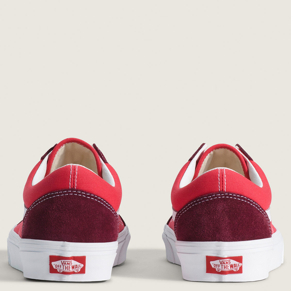 ZAPATILLAS MUJER VANS URBANAS ROJO OLD SKOOL  - 4