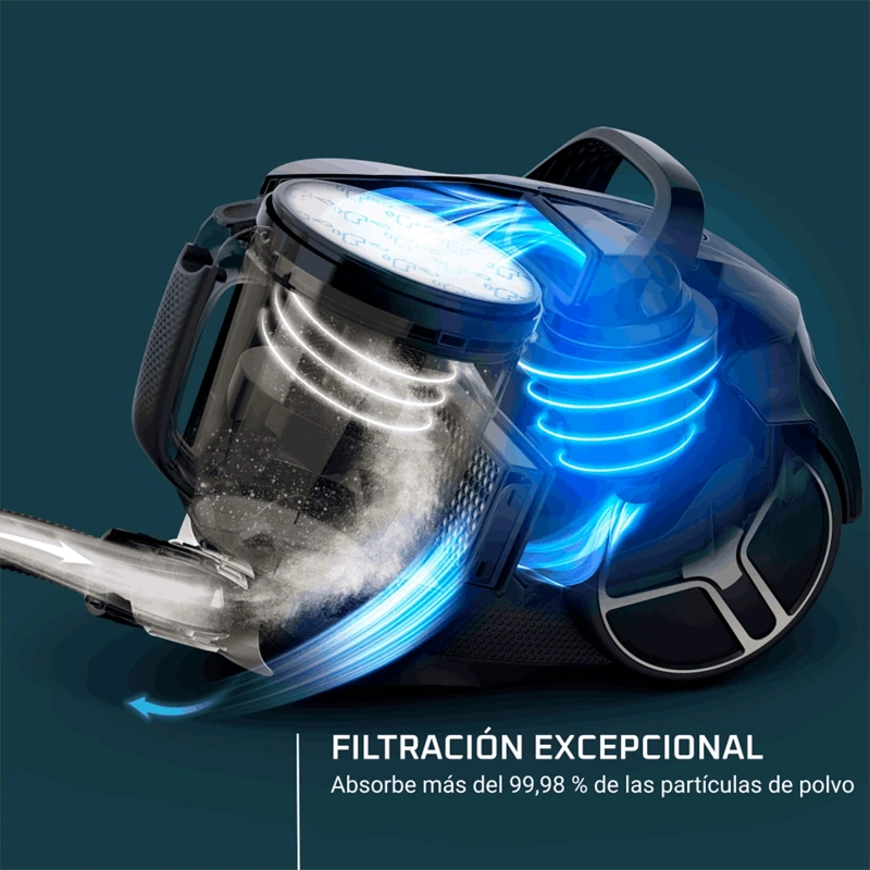 ASPIRADORA TRINEO ROWENTA CICLÓNICA COMPACT POWER XXL RO4B25EA         - 4