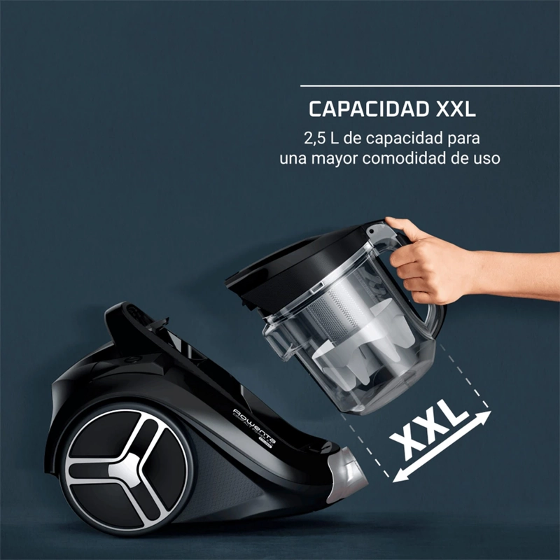 ASPIRADORA TRINEO ROWENTA CICLÓNICA COMPACT POWER XXL RO4B25EA         - 5