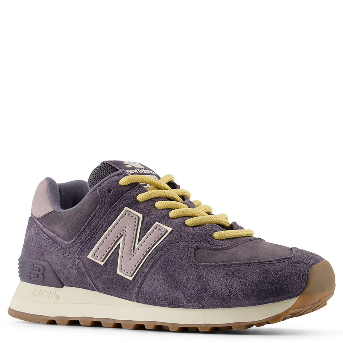 ZAPATILLAS MUJER NEW BALANCE CASUALES MORADO W5749OU CUERO - 2