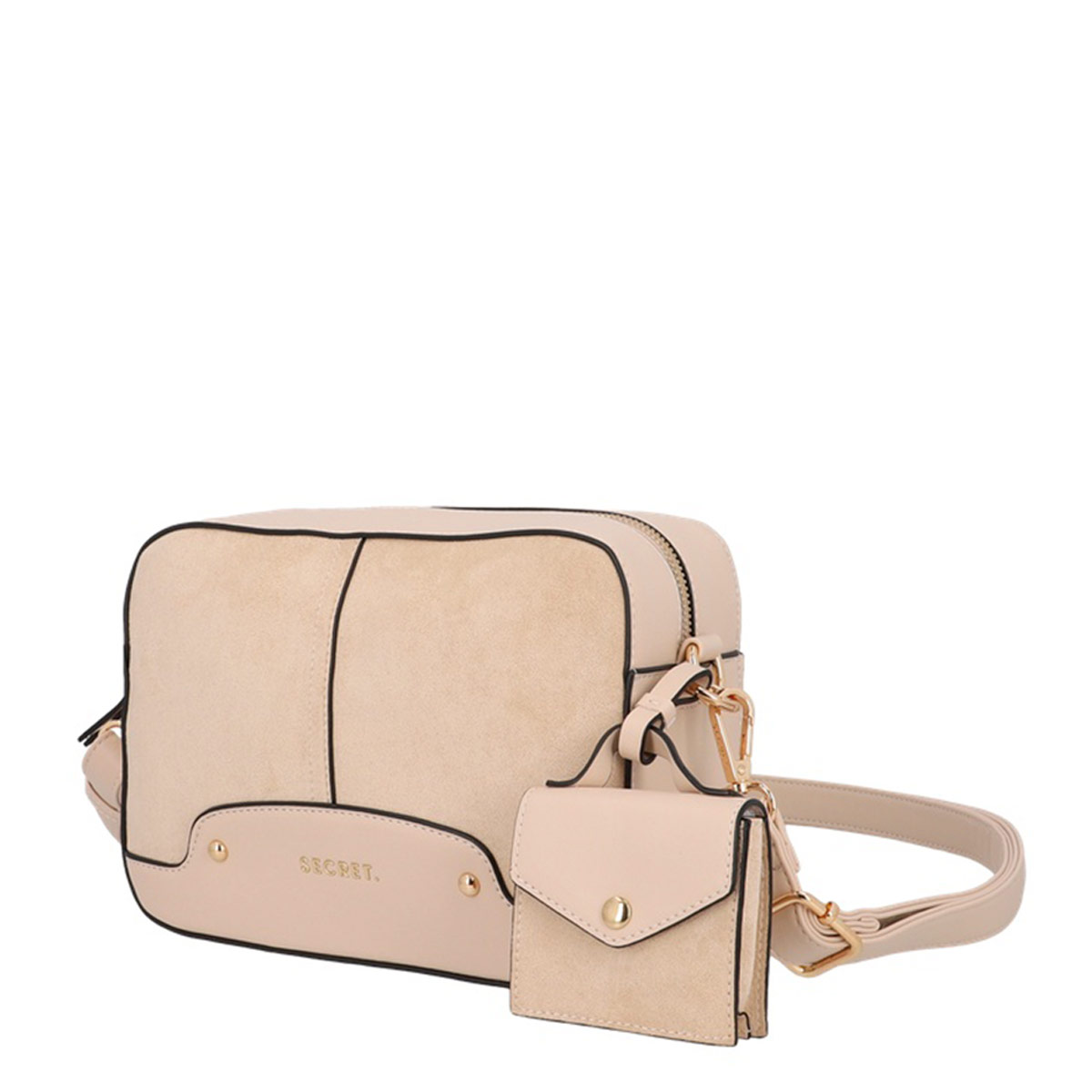 CARTERA BANDOLERA SECRET BENONI BEIGE - 2