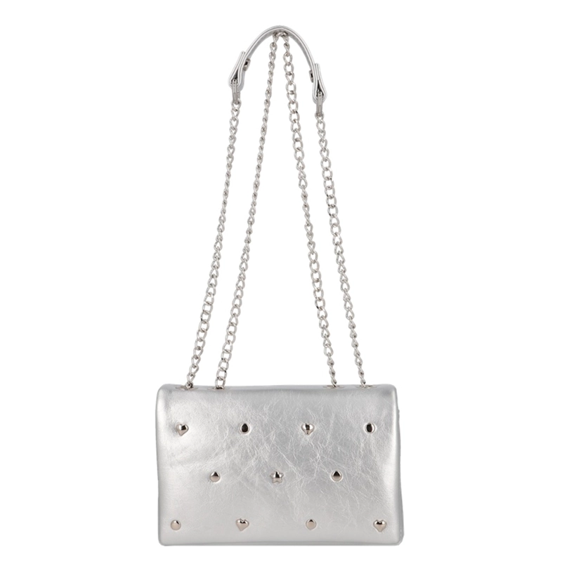 CARTERA BANDOLERA SECRET BERLIN PLATEADO - 1