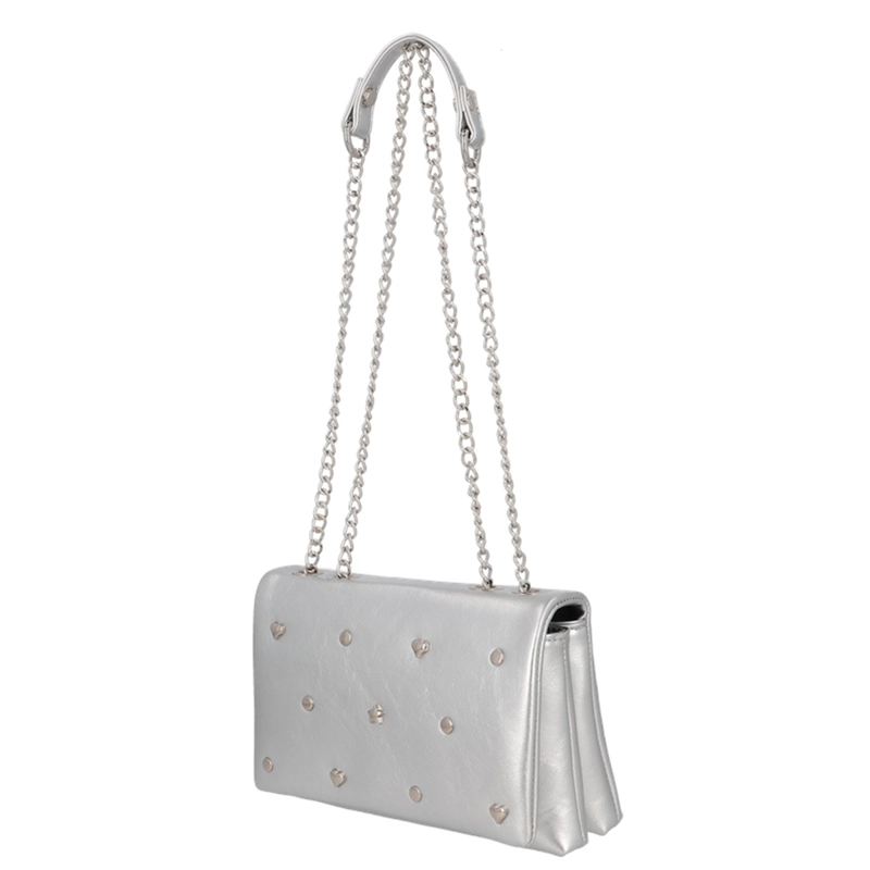 CARTERA BANDOLERA SECRET BERLIN PLATEADO - 2