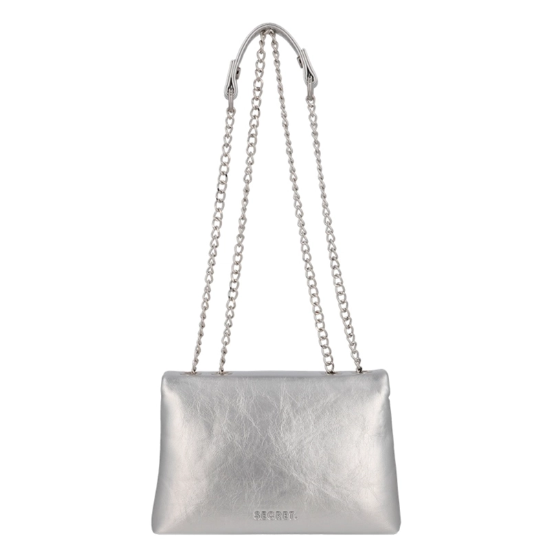 CARTERA BANDOLERA SECRET BERLIN PLATEADO - 3