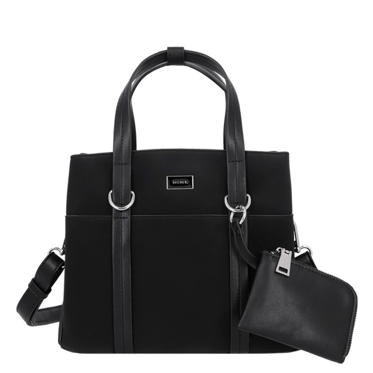 CARTERA BANDOLERA SECRET BURGOS  NEGRO - 1