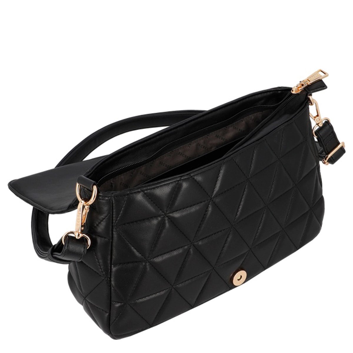 CARTERA BANDOLERA SECRET CATANIA NEGRO - 4