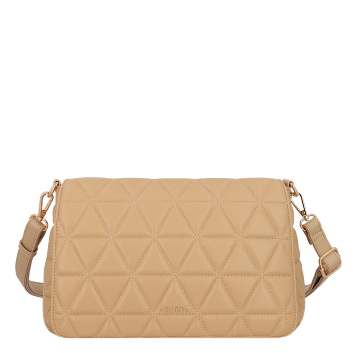 CARTERA BANDOLERA SECRET CATANIA BEIGE - 1