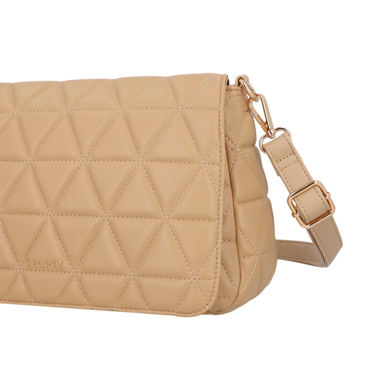 CARTERA BANDOLERA SECRET CATANIA BEIGE - 5