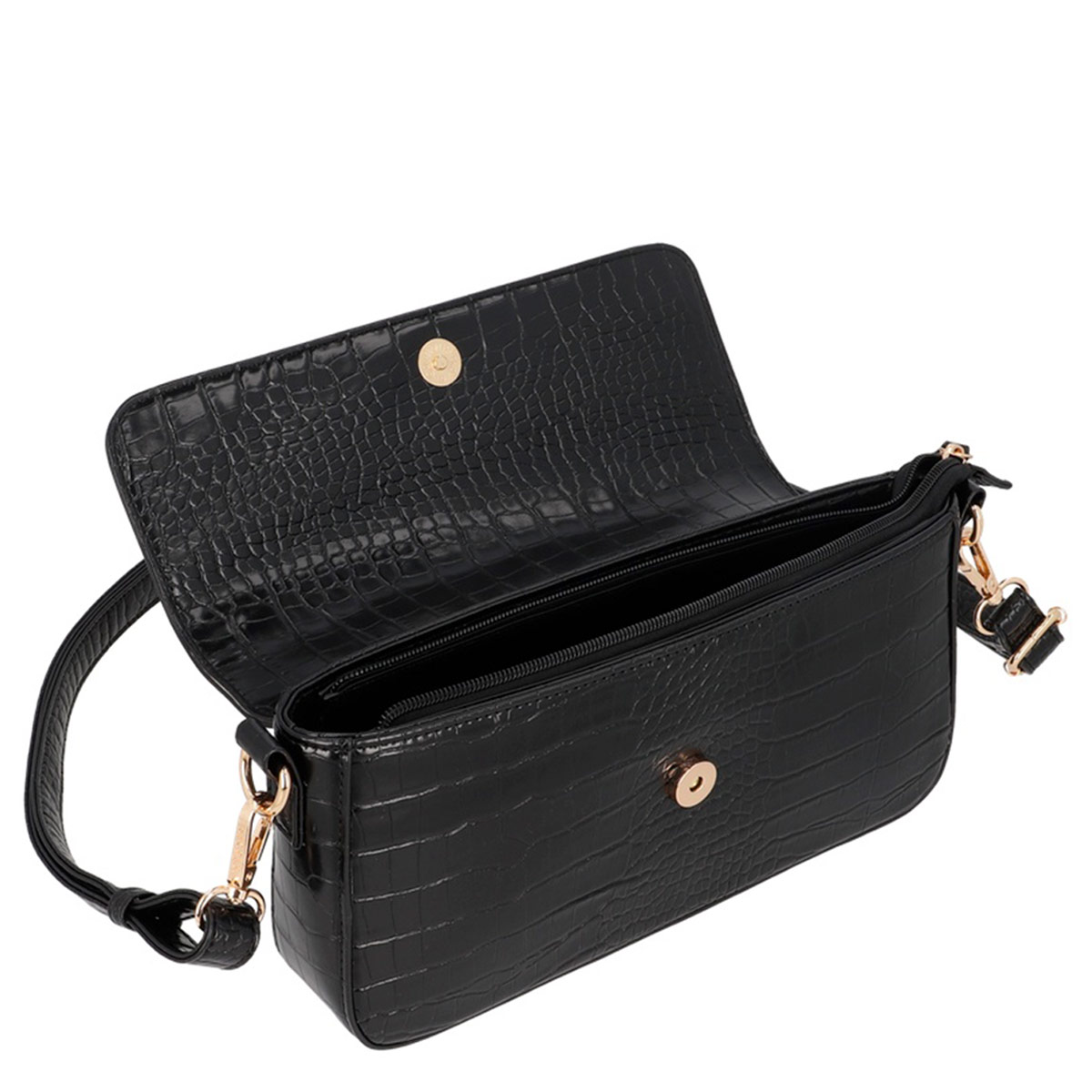 CARTERA BANDOLERA SECRET DAKOTA NEGRO - 4
