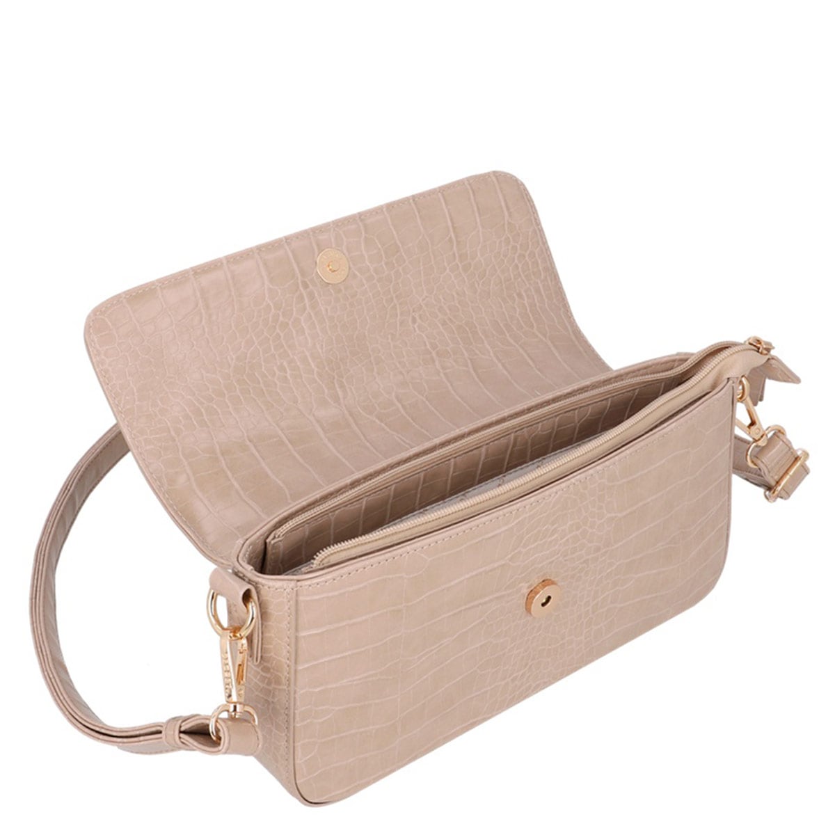 CARTERA BANDOLERA SECRET DAKOTA BEIGE - 4