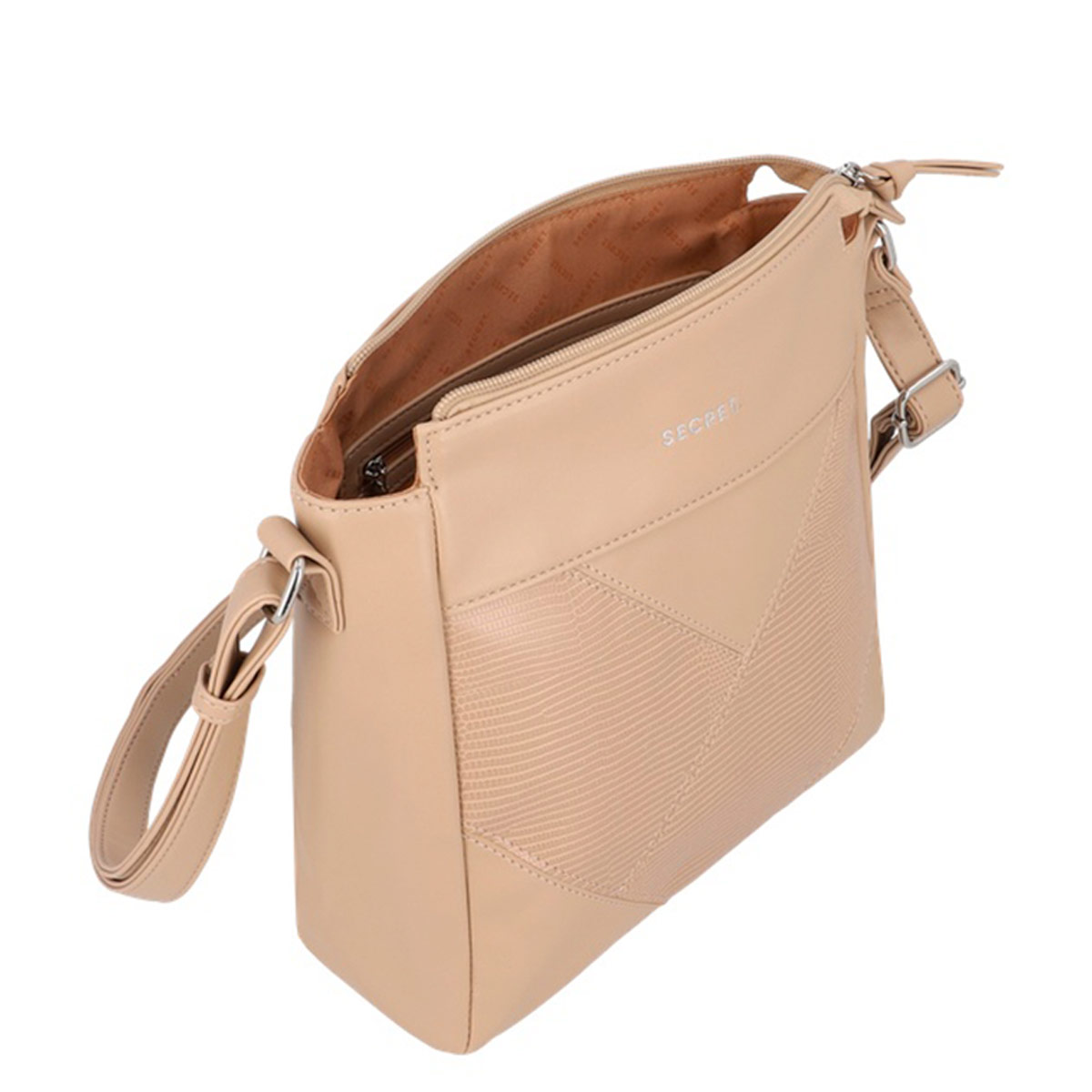 CARTERA BANDOLERA SECRET HUNGRIA BEIGE - 4