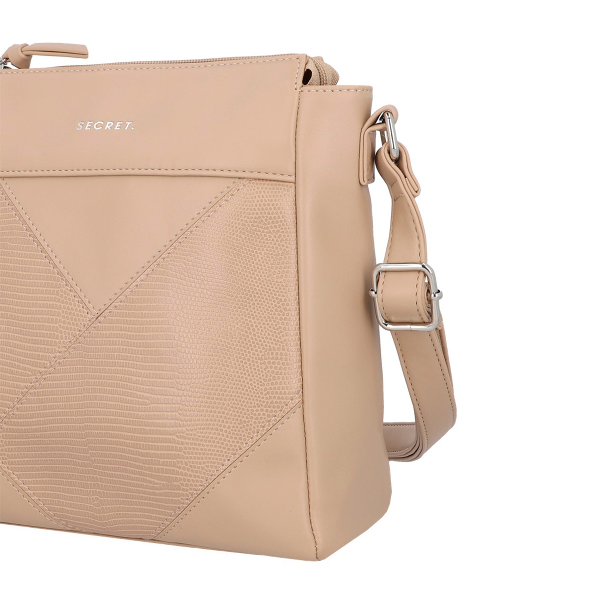 CARTERA BANDOLERA SECRET HUNGRIA BEIGE - 5