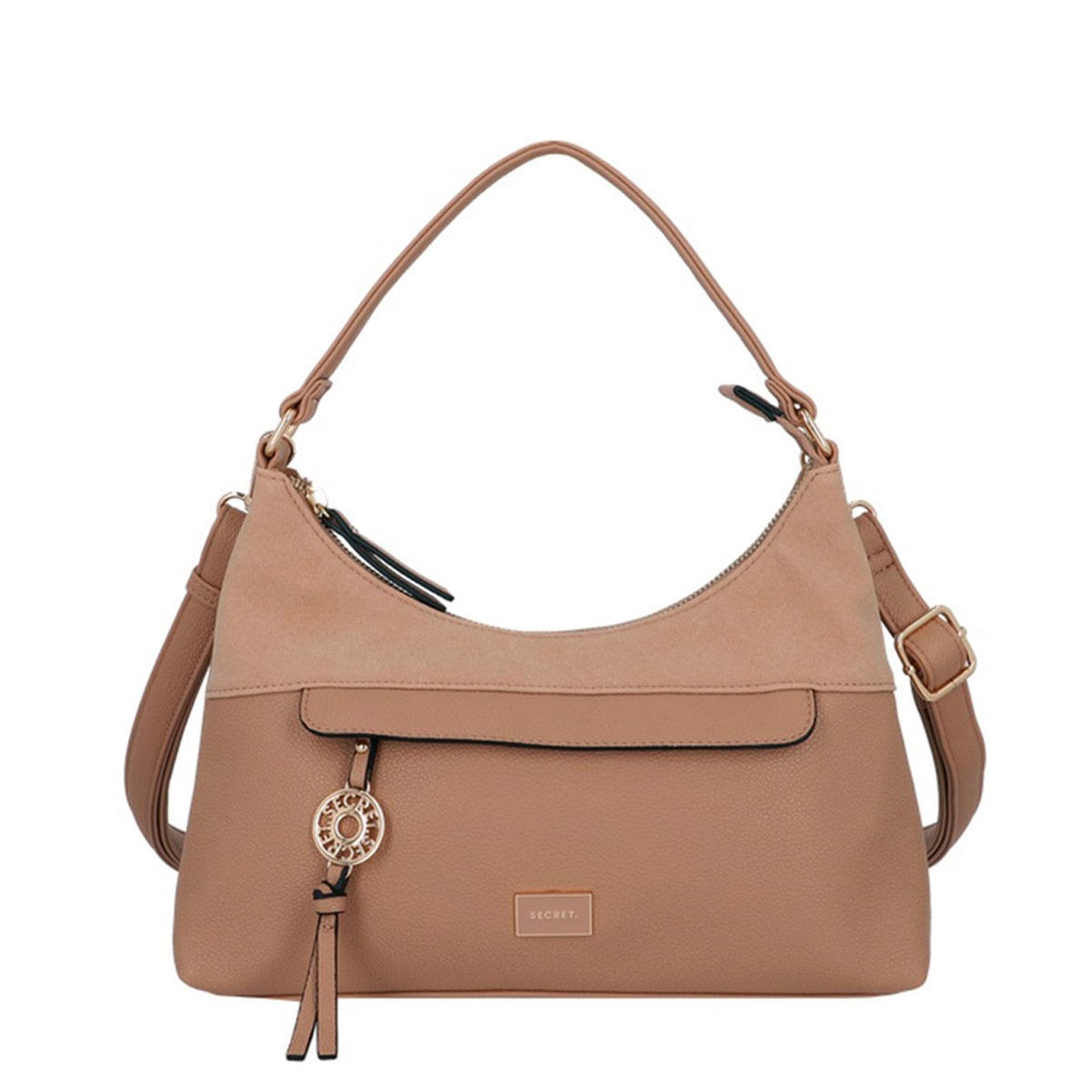 CARTERA BANDOLERA SECRET LAURENS BEIGE - 1