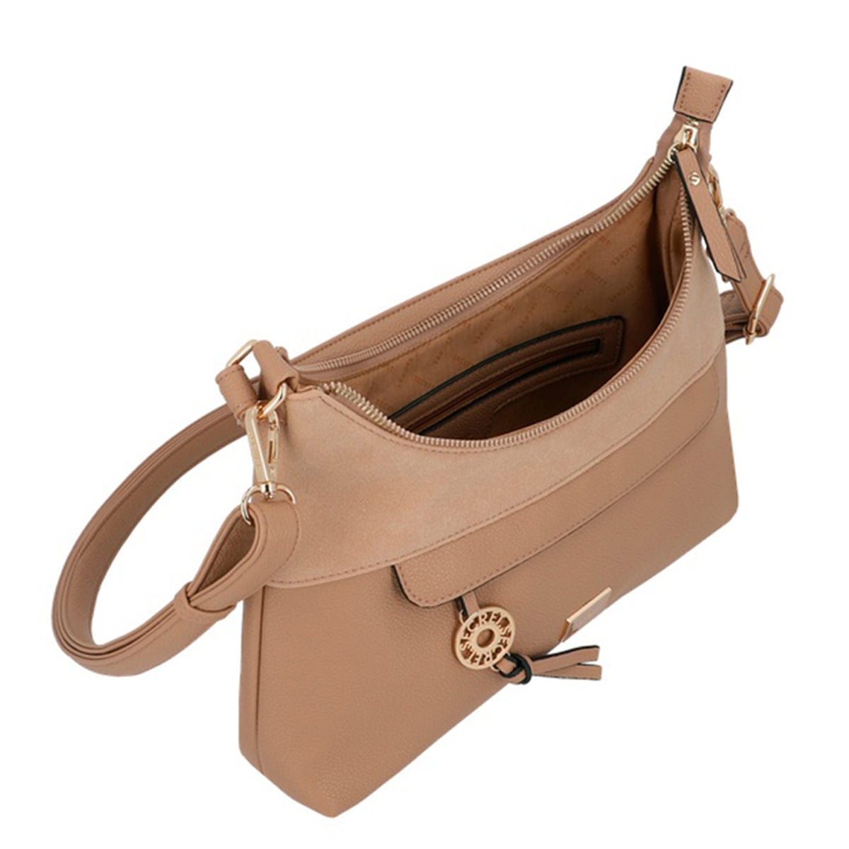 CARTERA BANDOLERA SECRET LAURENS BEIGE - 4