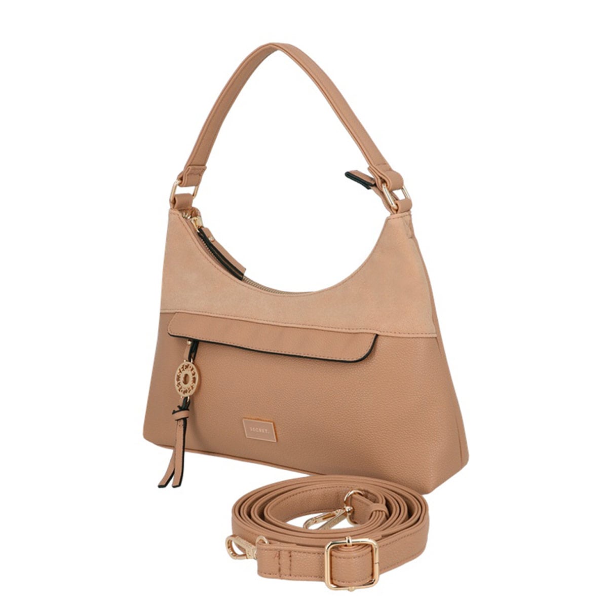 CARTERA BANDOLERA SECRET LAURENS BEIGE - 6