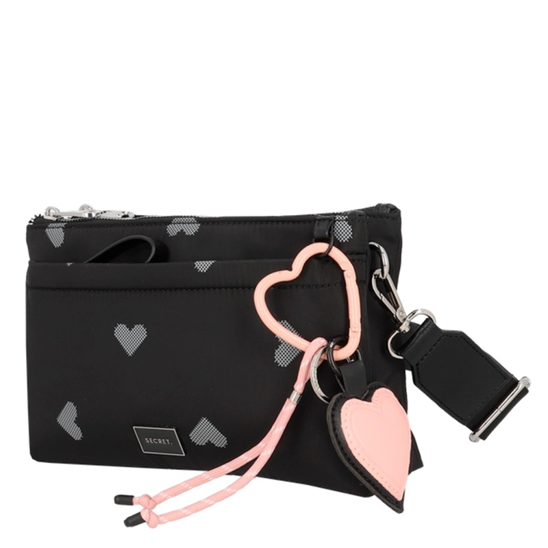 CARTERA BANDOLERA SECRET LOVE NEGRO - 2