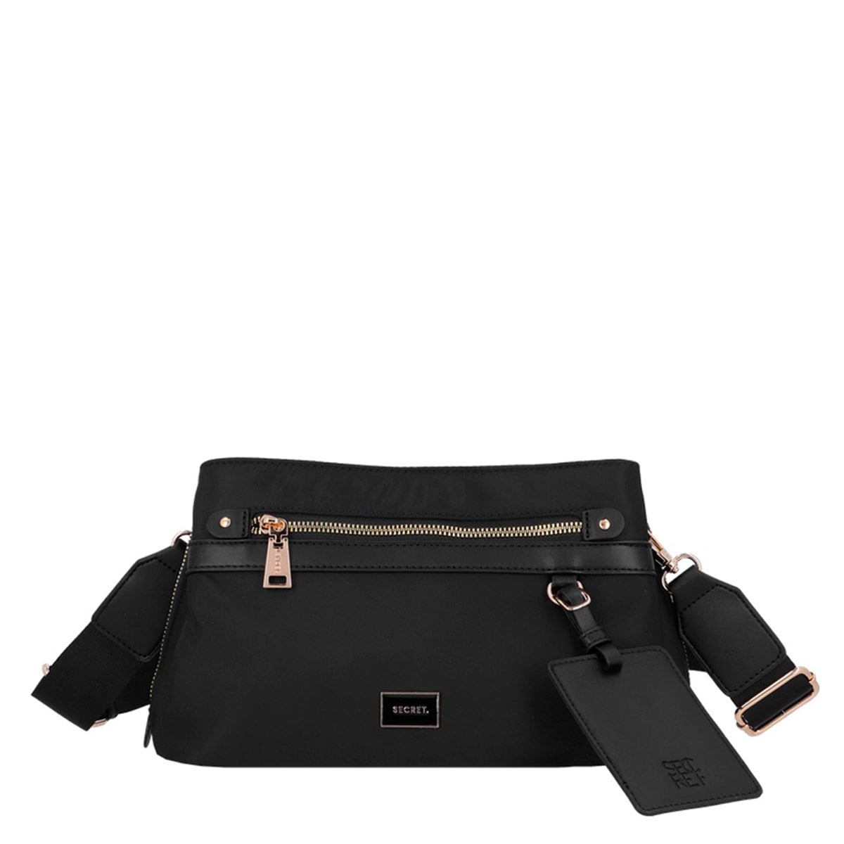 CARTERA BANDOLERA SECRET LUCERNA NEGRO - 1