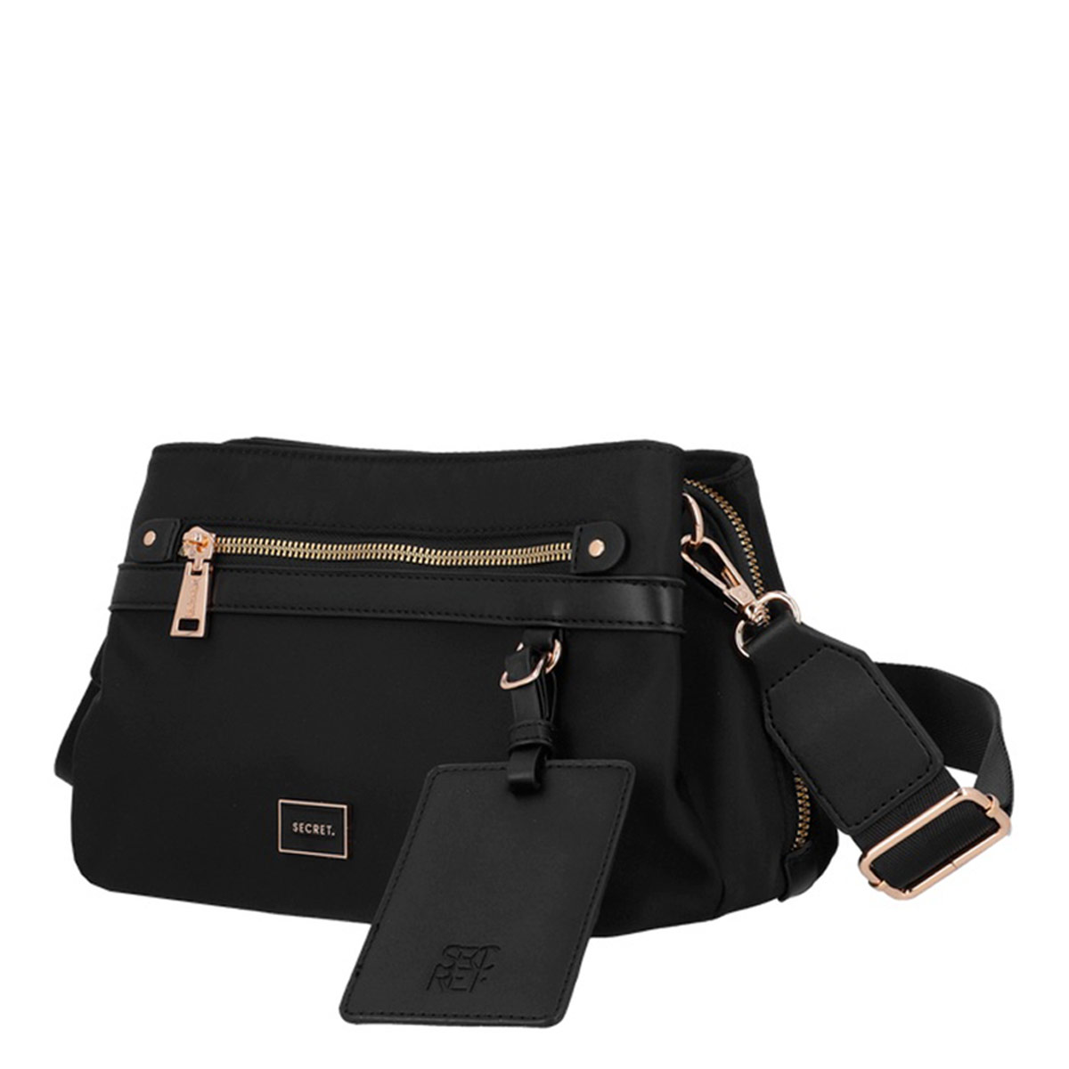 CARTERA BANDOLERA SECRET LUCERNA NEGRO - 2