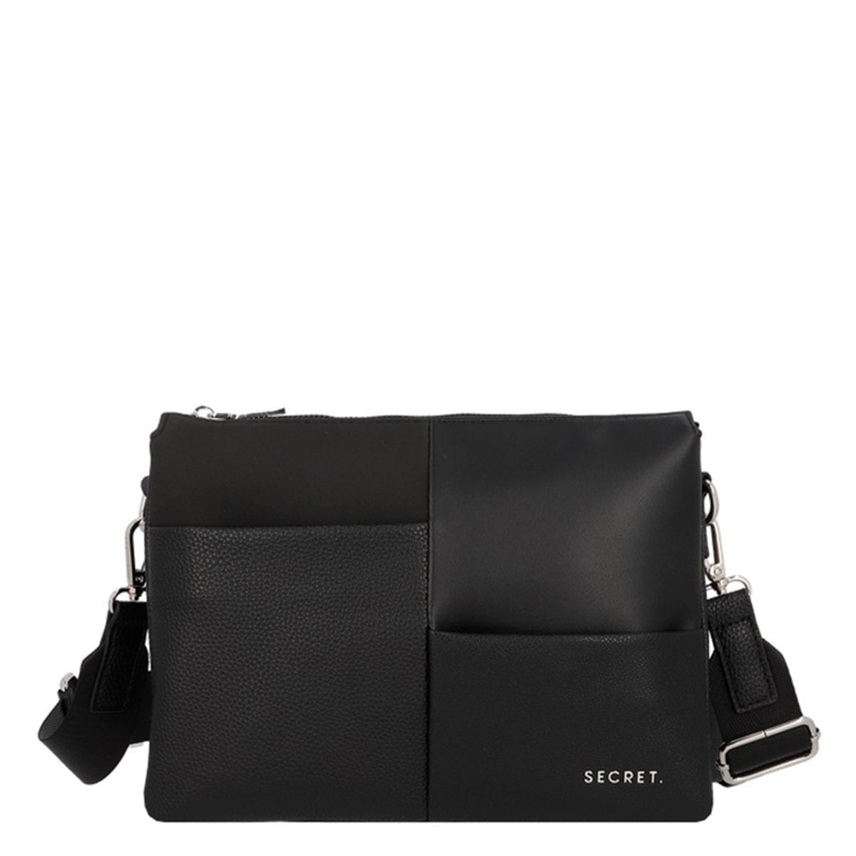 CARTERA BANDOLERA SECRET MALAGA NEGRO - 1