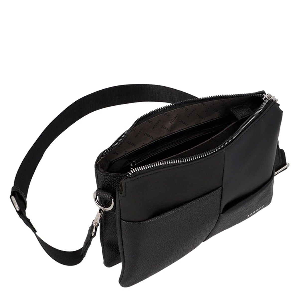 CARTERA BANDOLERA SECRET MALAGA NEGRO - 4