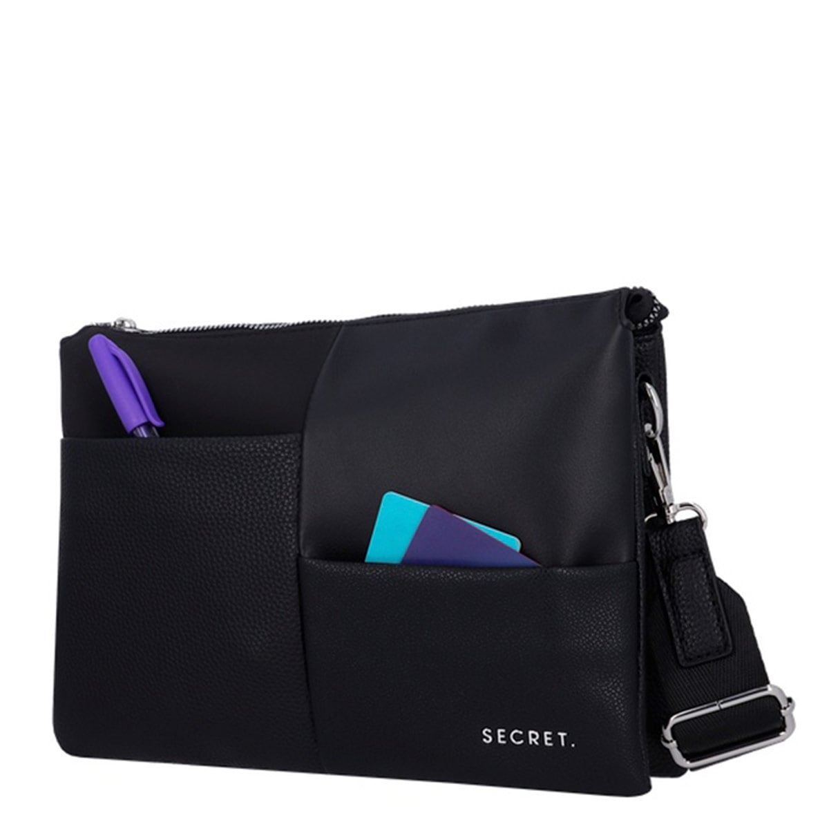CARTERA BANDOLERA SECRET MALAGA NEGRO - 6