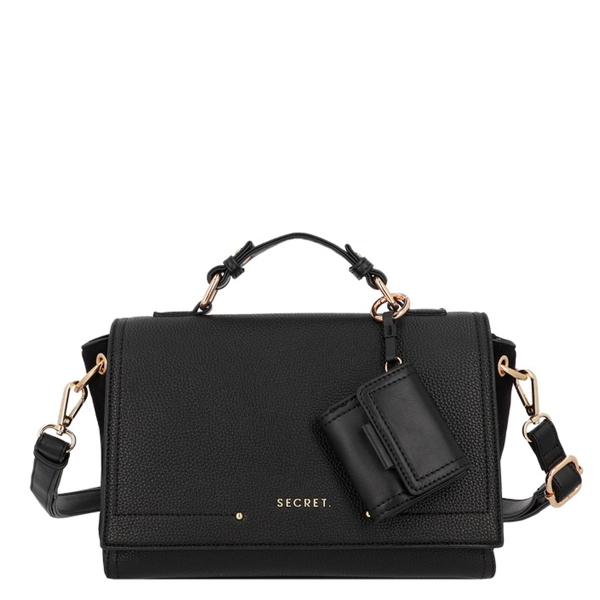 CARTERA BANDOLERA SECRET MALI NEGRO - 1