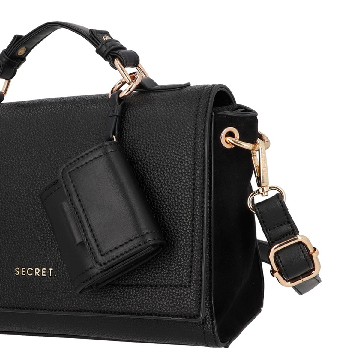 CARTERA BANDOLERA SECRET MALI NEGRO - 5