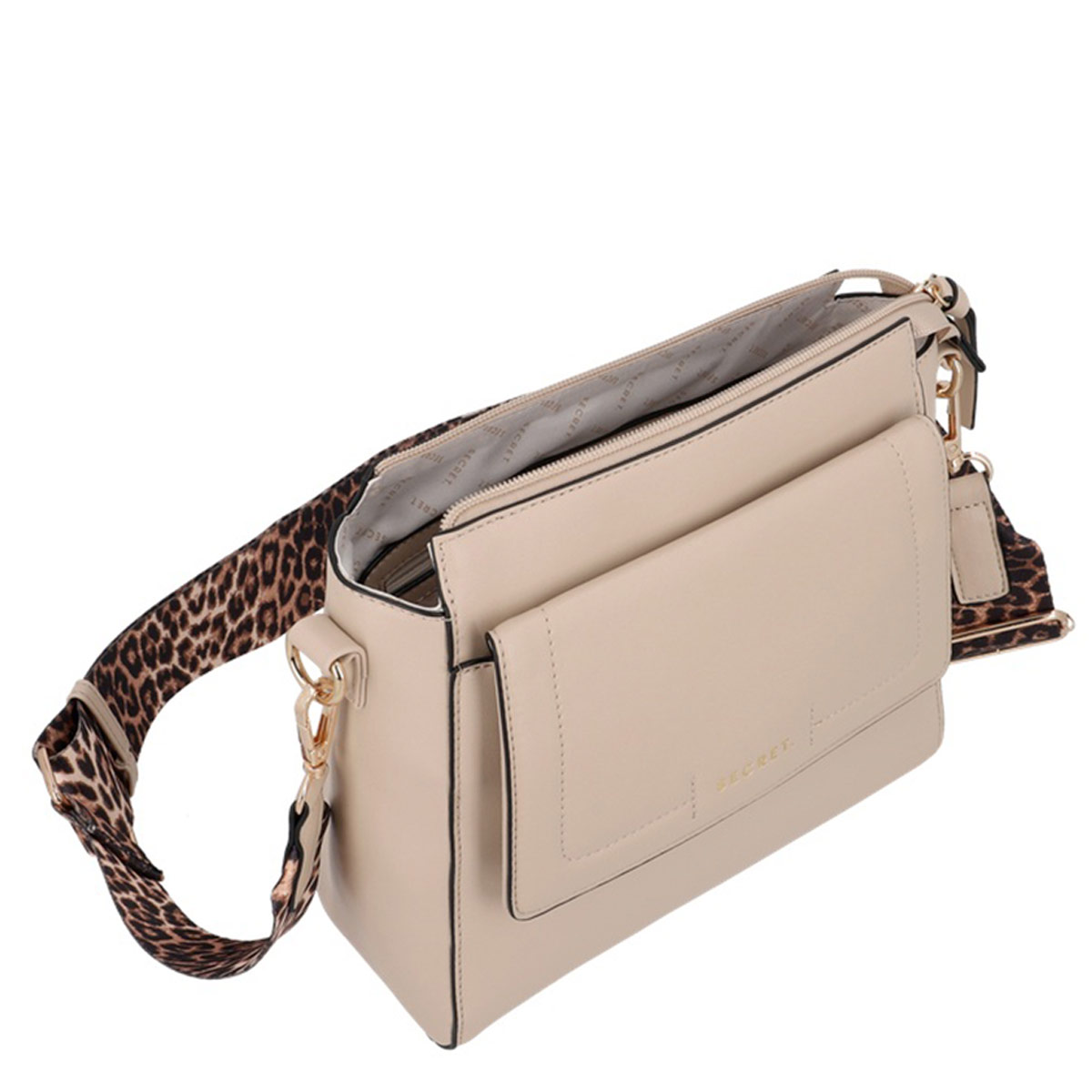 CARTERA BANDOLERA SECRET MARRUECOS BEIGE - 4