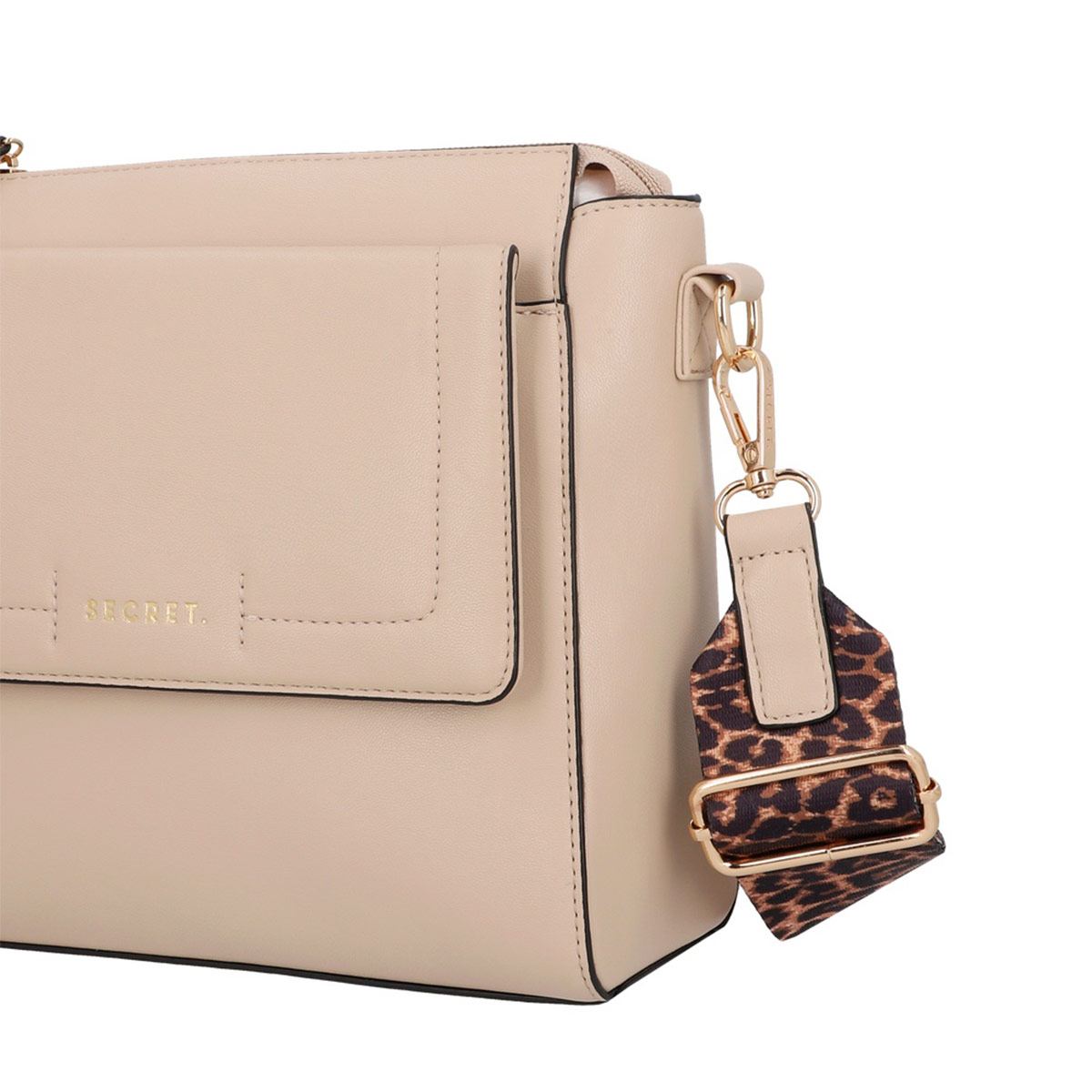 CARTERA BANDOLERA SECRET MARRUECOS BEIGE - 5
