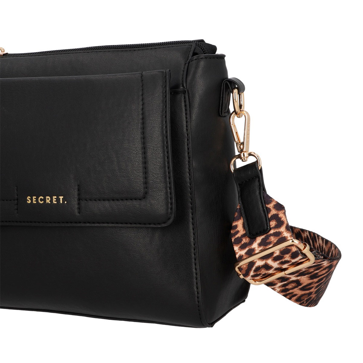 CARTERA BANDOLERA SECRET MARRUECOS NEGRO - 5