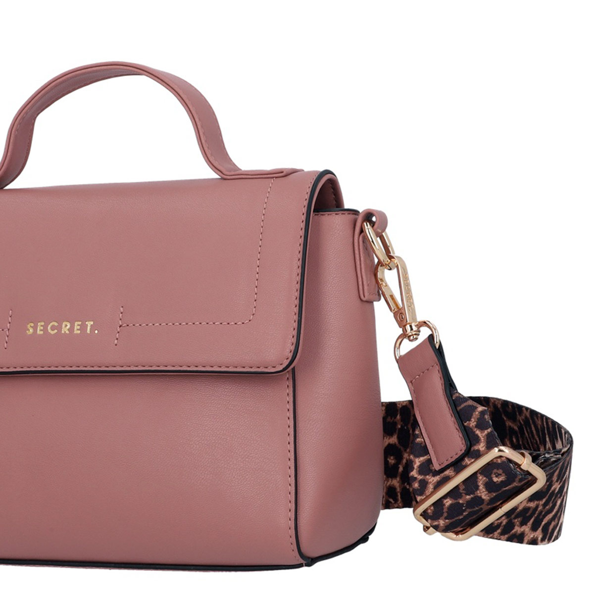 CARTERA BANDOLERA SECRET MARRUECOS ROSADO - 5