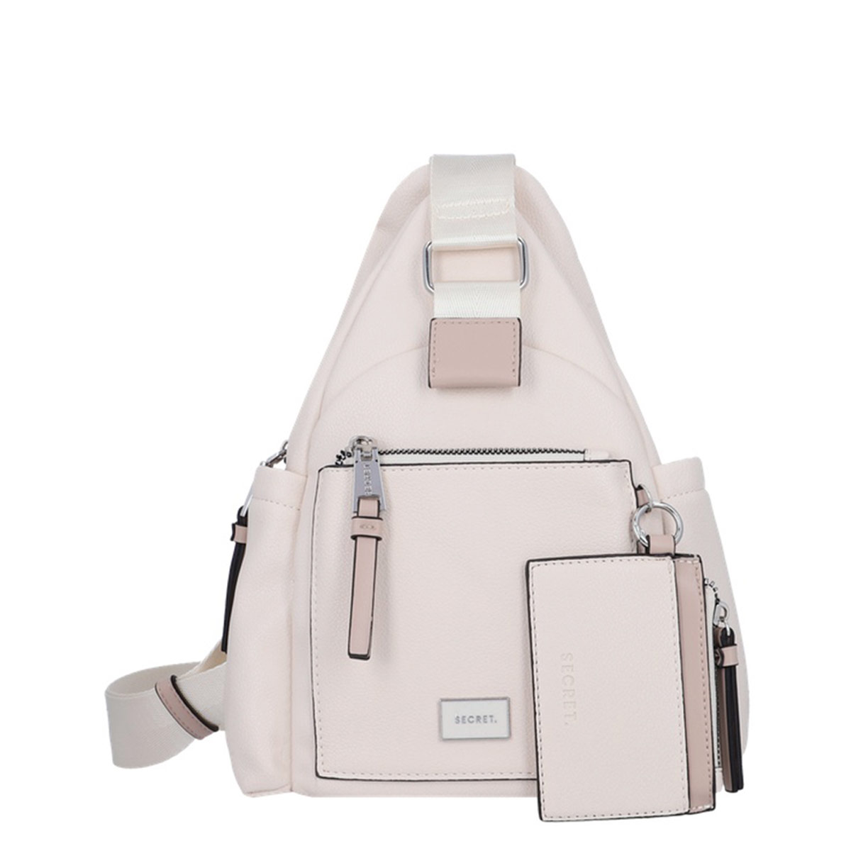 CARTERA BANDOLERA SECRET NARA BEIGE - 1