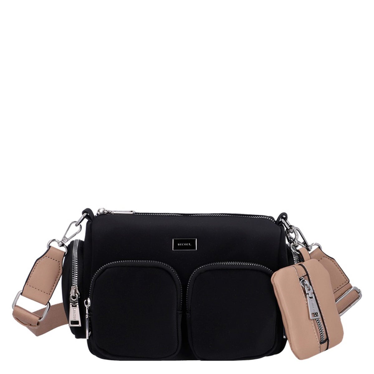 CARTERA BANDOLERA SECRET ORLANDO NEGRO - 1