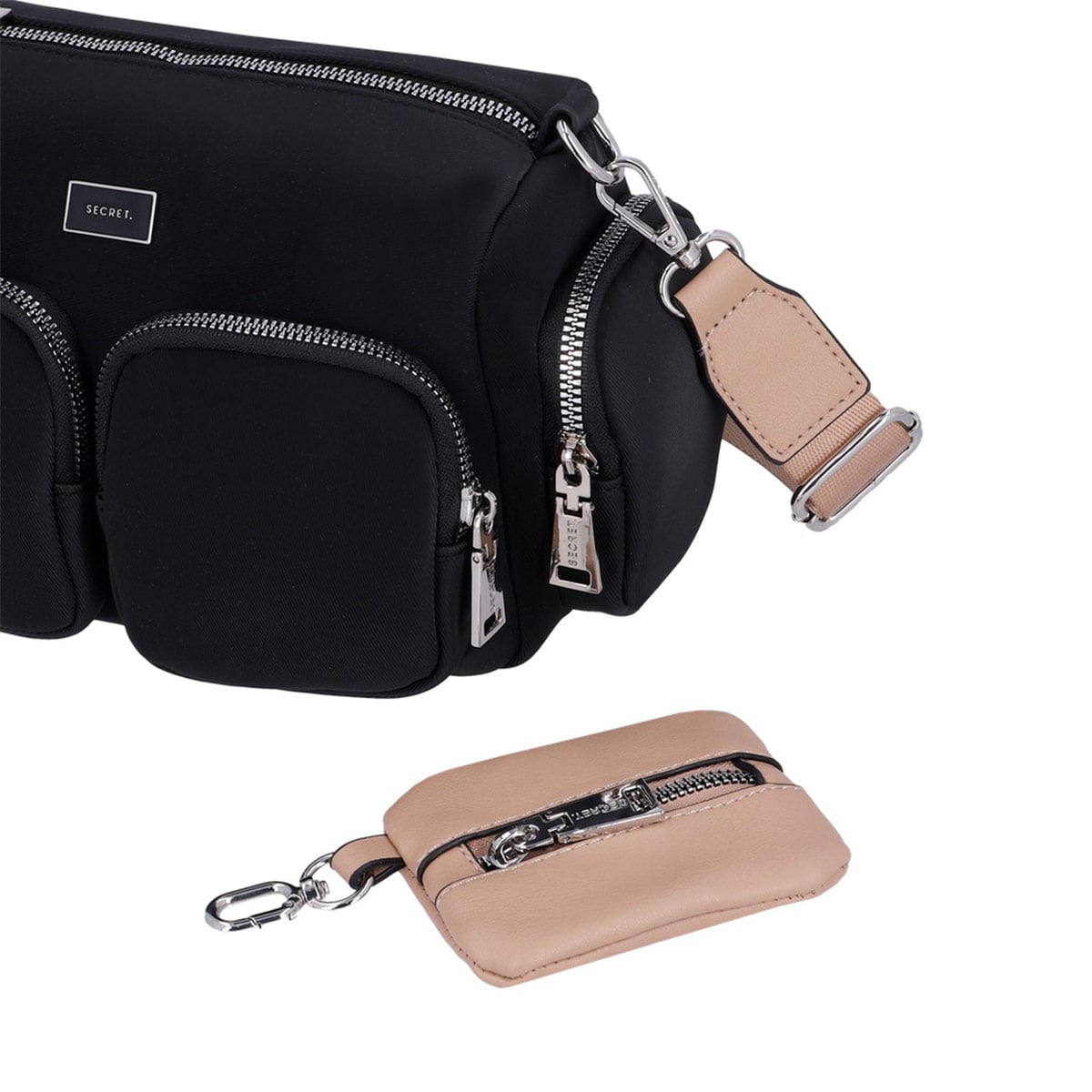 CARTERA BANDOLERA SECRET ORLANDO NEGRO - 6