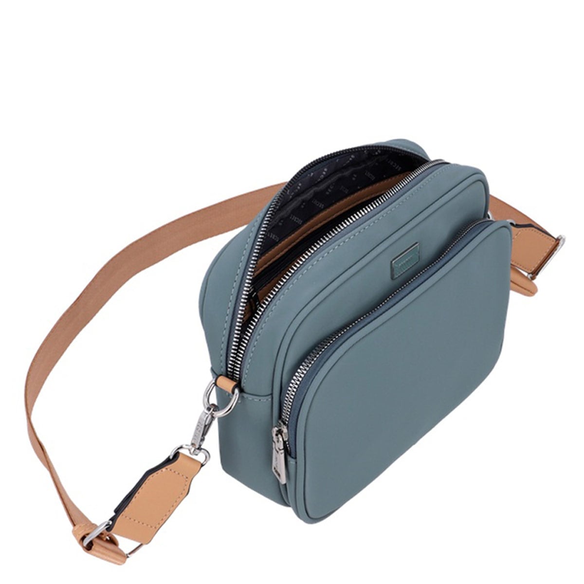 CARTERA BANDOLERA SECRET ORLANDO AZUL - 4