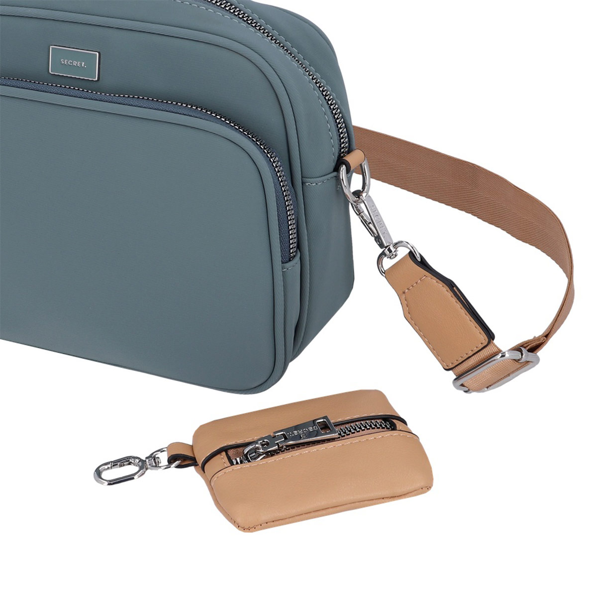 CARTERA BANDOLERA SECRET ORLANDO AZUL - 6
