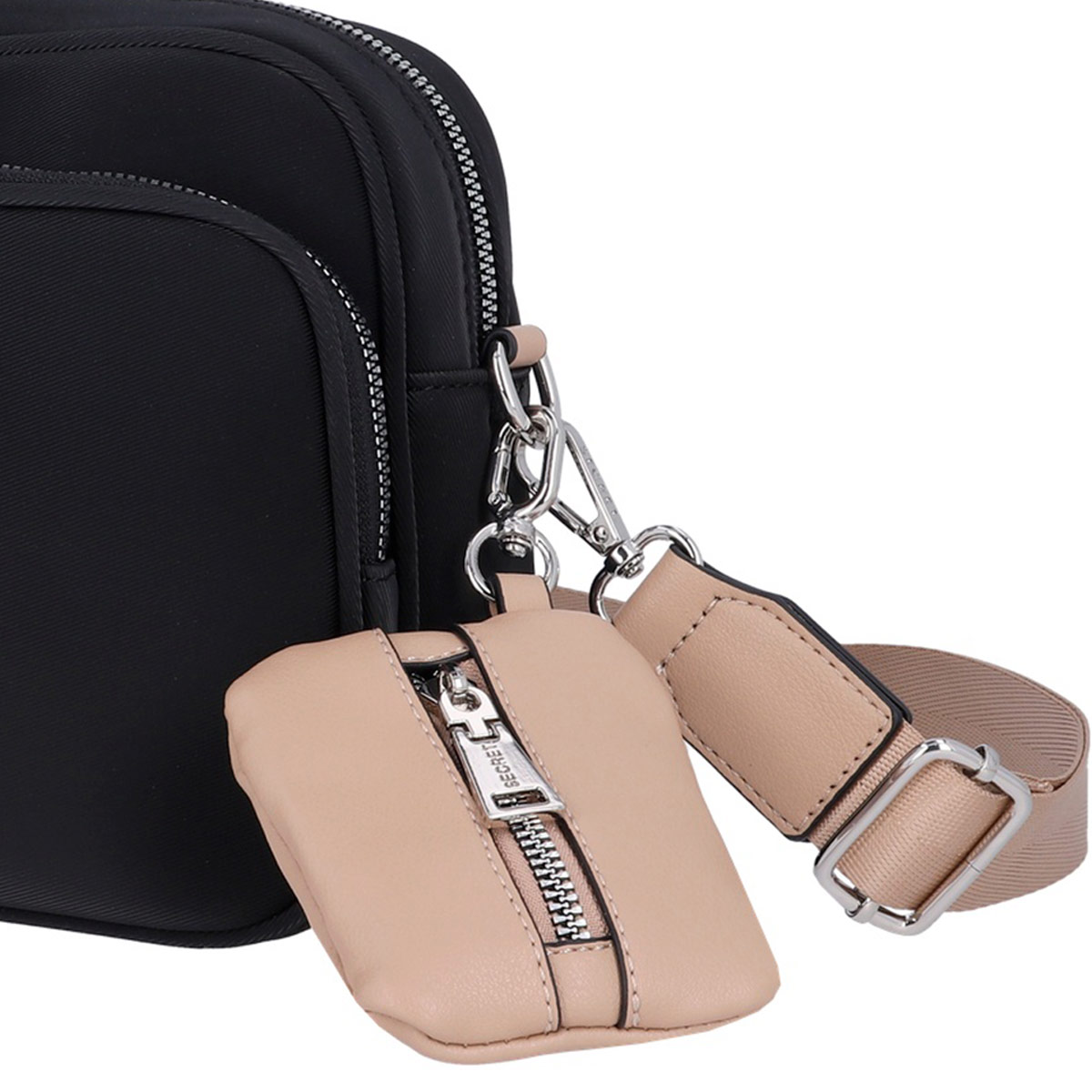 CARTERA BANDOLERA SECRET ORLANDO NEGRO - 5
