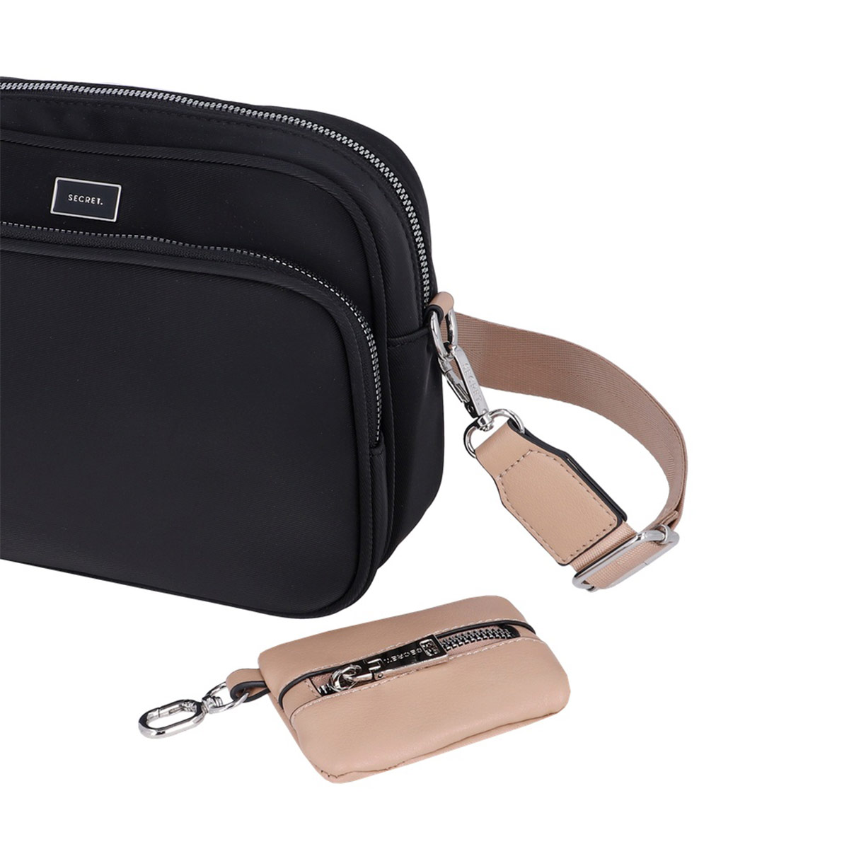 CARTERA BANDOLERA SECRET ORLANDO NEGRO - 6