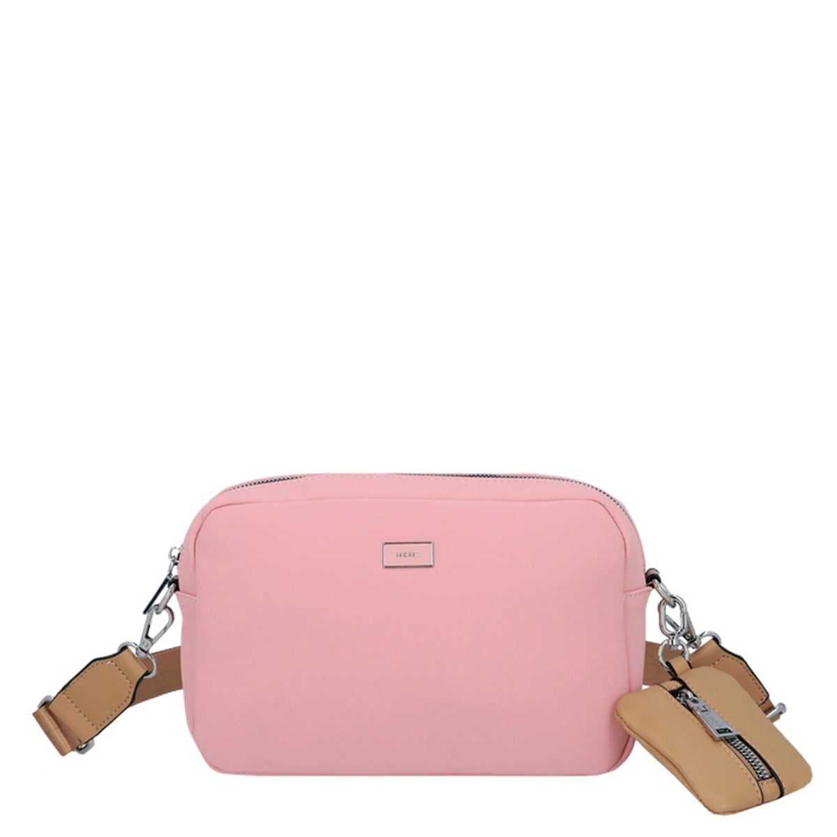 CARTERA BANDOLERA SECRET ORLANDO ROSADO - 1
