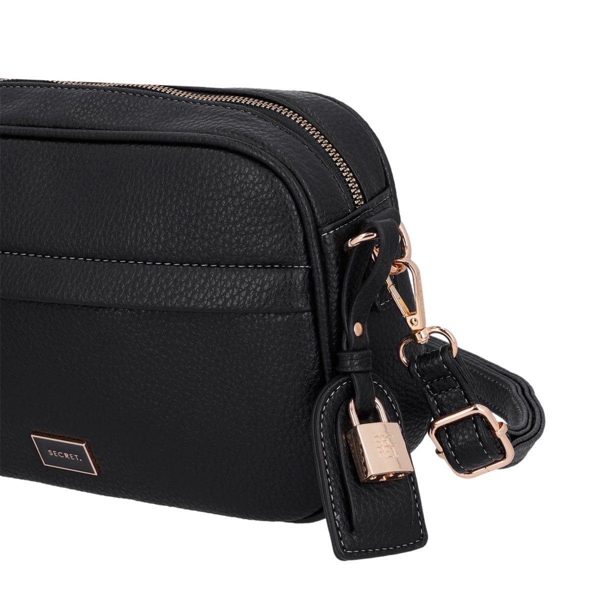 CARTERA BANDOLERA SECRET PAMPLONA NEGRO - 5