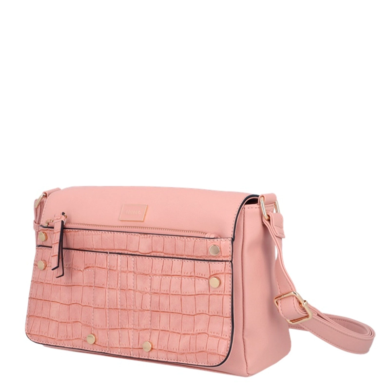 CARTERA BANDOLERA SECRET POLONIA ROSADO - 2