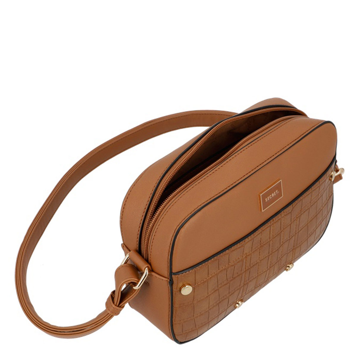 CARTERA BANDOLERA SECRET POLONIA CAFÉ - 4
