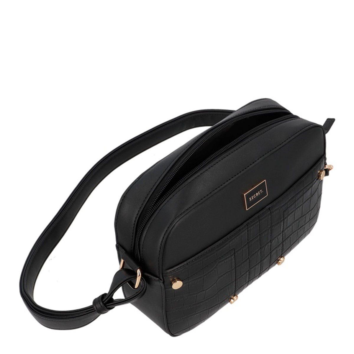 CARTERA BANDOLERA SECRET POLONIA NEGRO - 4