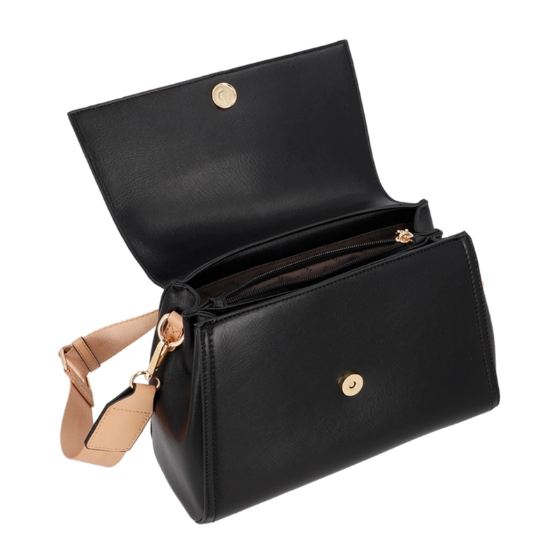 CARTERA BANDOLERA SECRET RAVENA NEGRO - 4