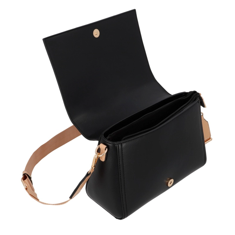 CARTERA BANDOLERA SECRET RAVENA NEGRO - 4