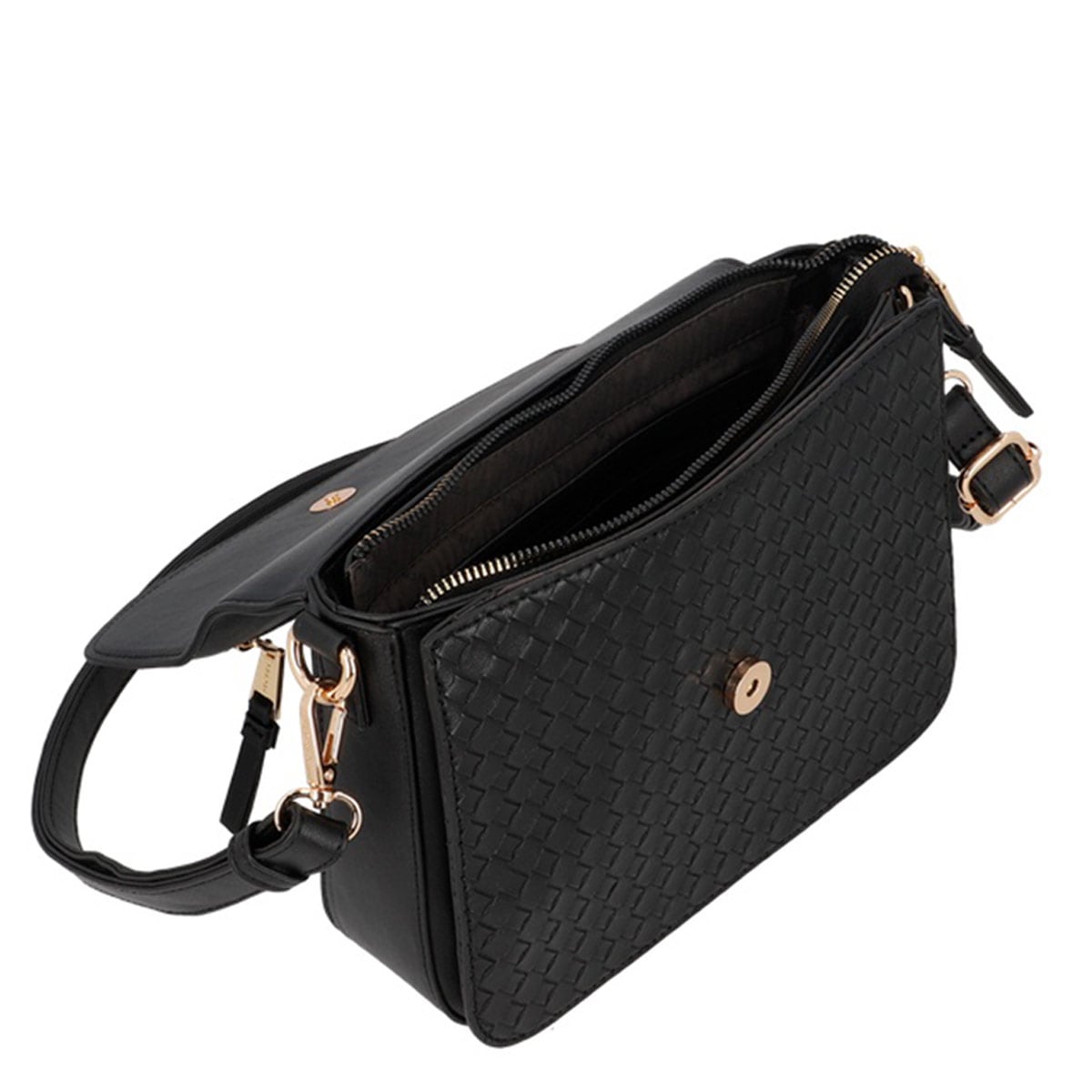 CARTERA BANDOLERA SECRET SEGOVIA NEGRO - 4