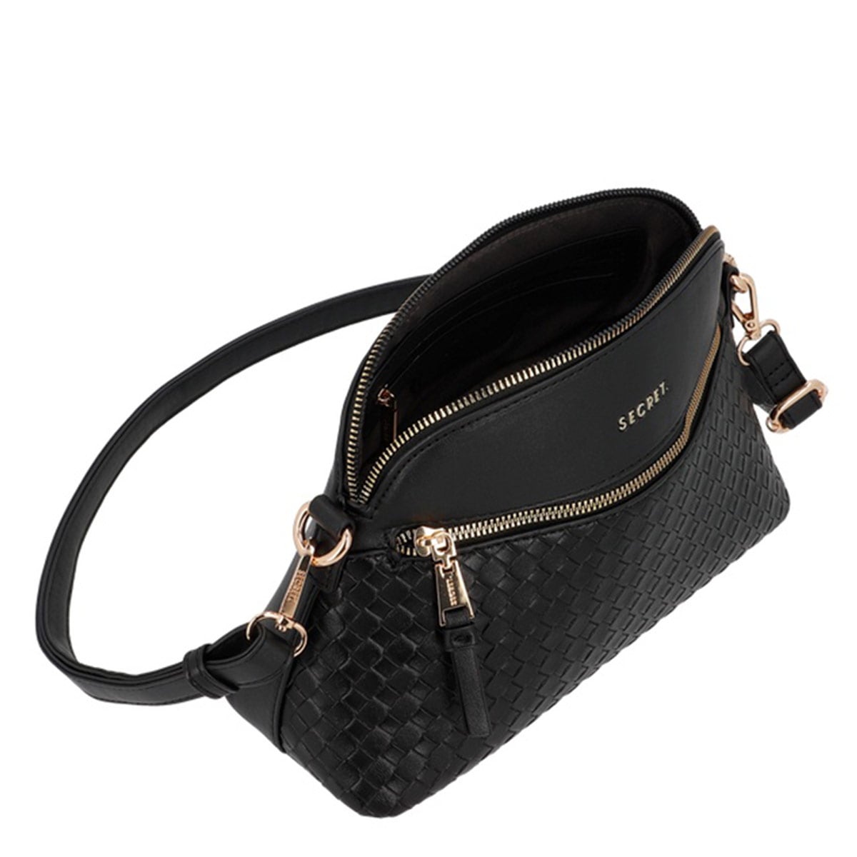 CARTERA BANDOLERA SECRET SEGOVIA NEGRO - 4